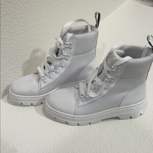 Dr. Martens White Combat Boots